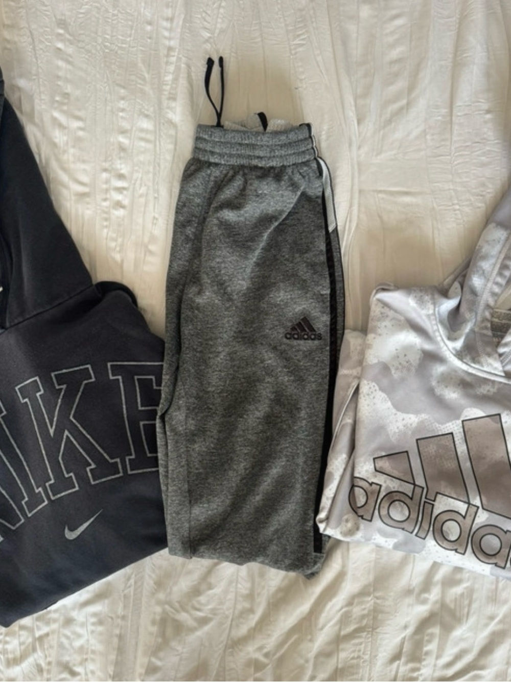 Boys Nike adidas 3-Piece Activewear Set Youth M Hoodies Pants